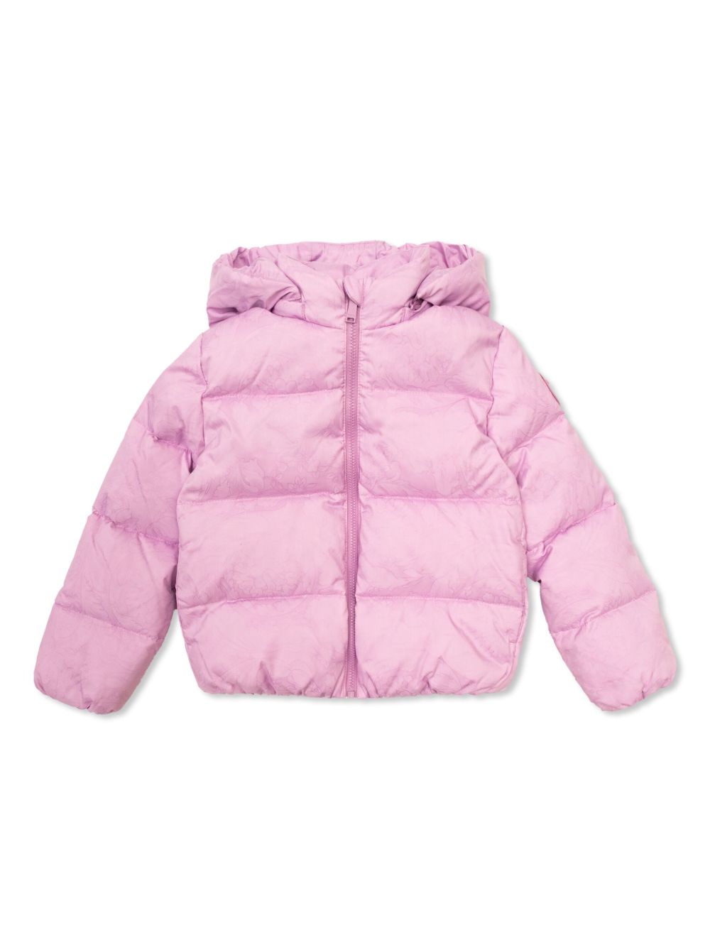 Versace Kids Barocco 填充夹克 - 粉色