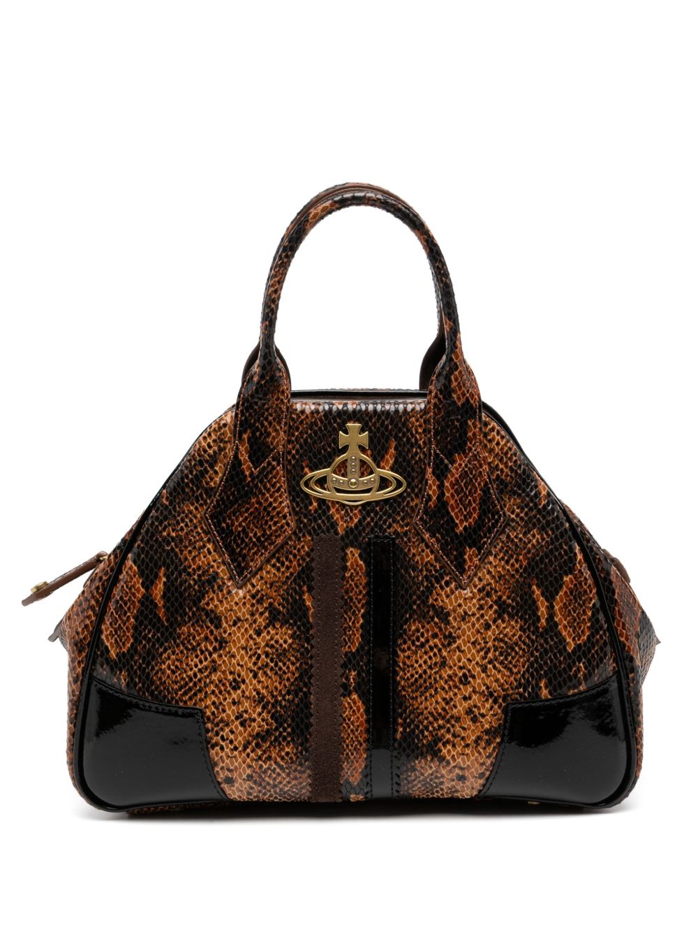 Vivienne Westwood Yasmine 小号单肩包 - 褐色