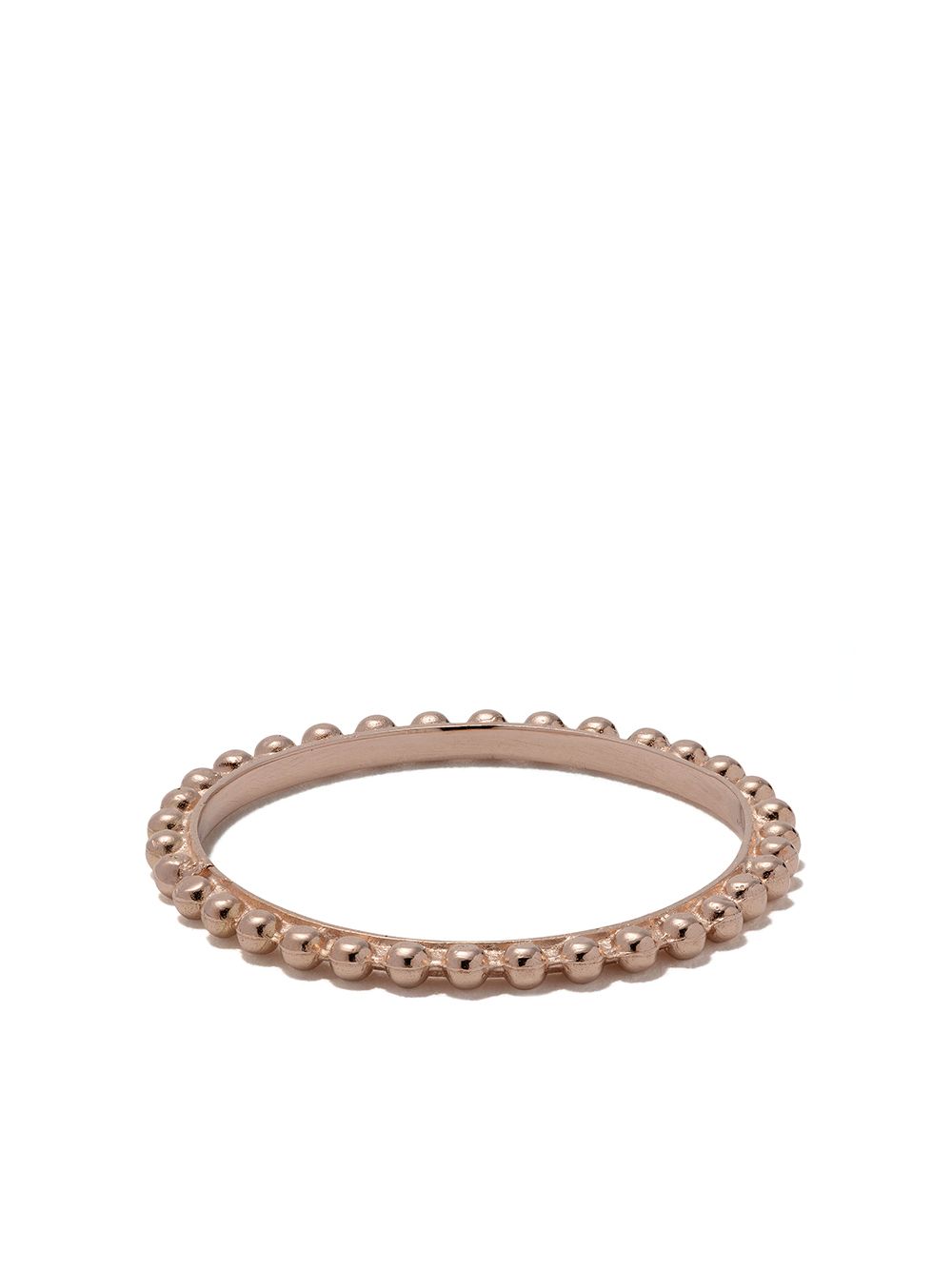 Wouters & Hendrix Gold Ball Chain 18k玫瑰金戒指 - 粉色