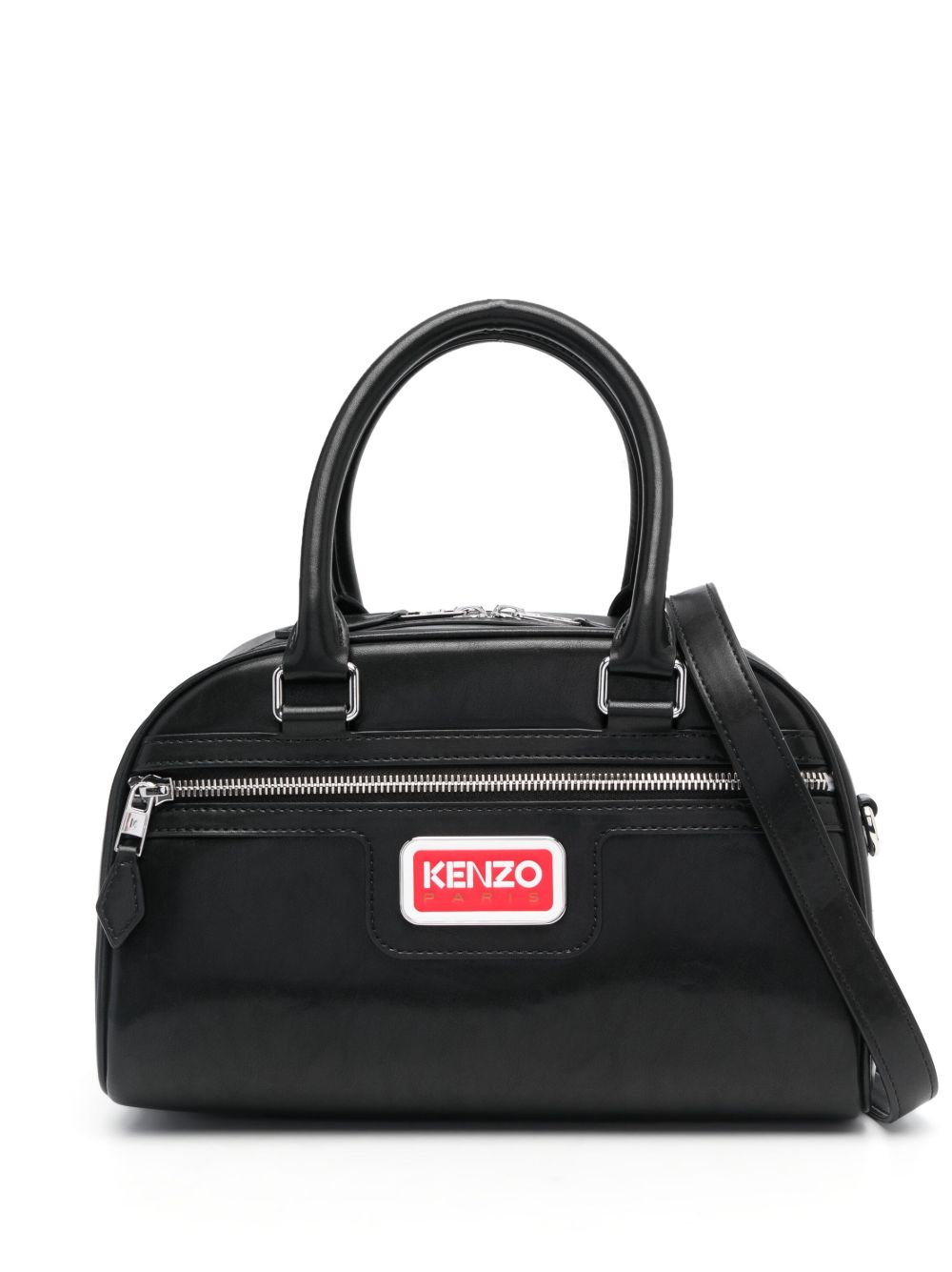 Kenzo Mini Sports 标贴托特包 - 黑色