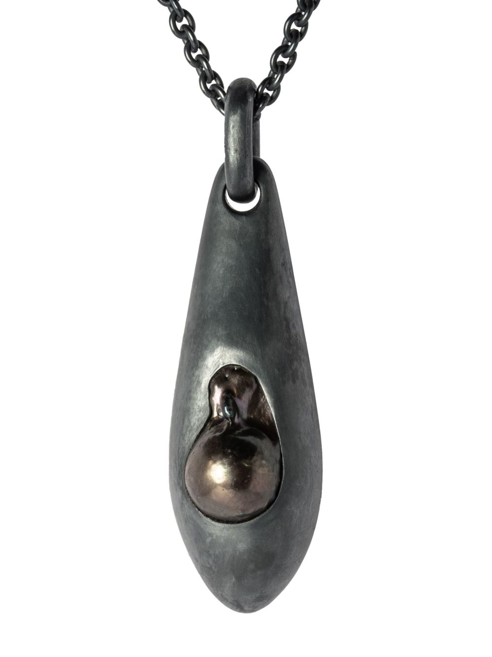 Parts of Four Chrysalis 吊饰项链 - 黑色