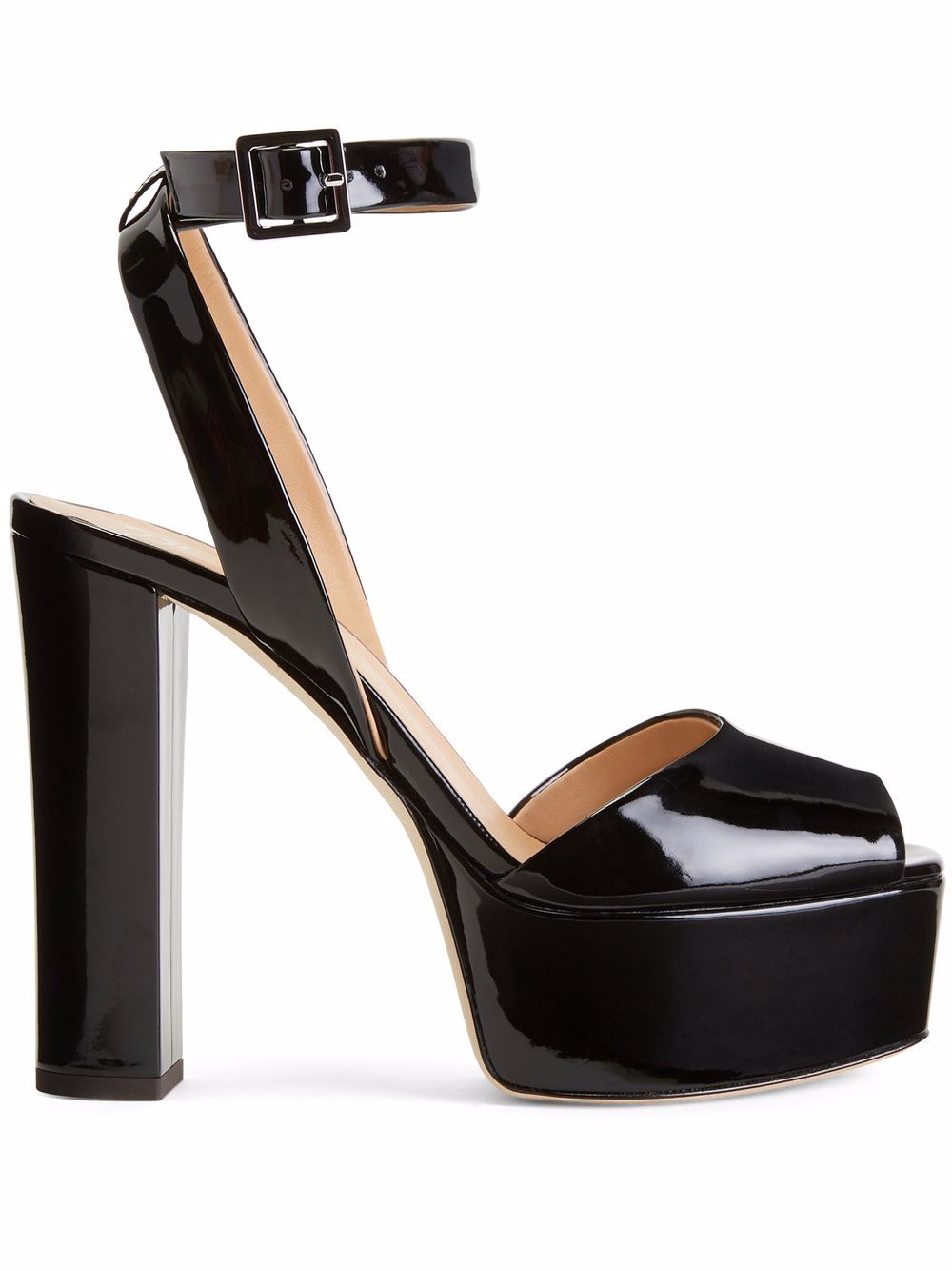 Giuseppe Zanotti Betty 水台式高跟凉鞋 - 黑色