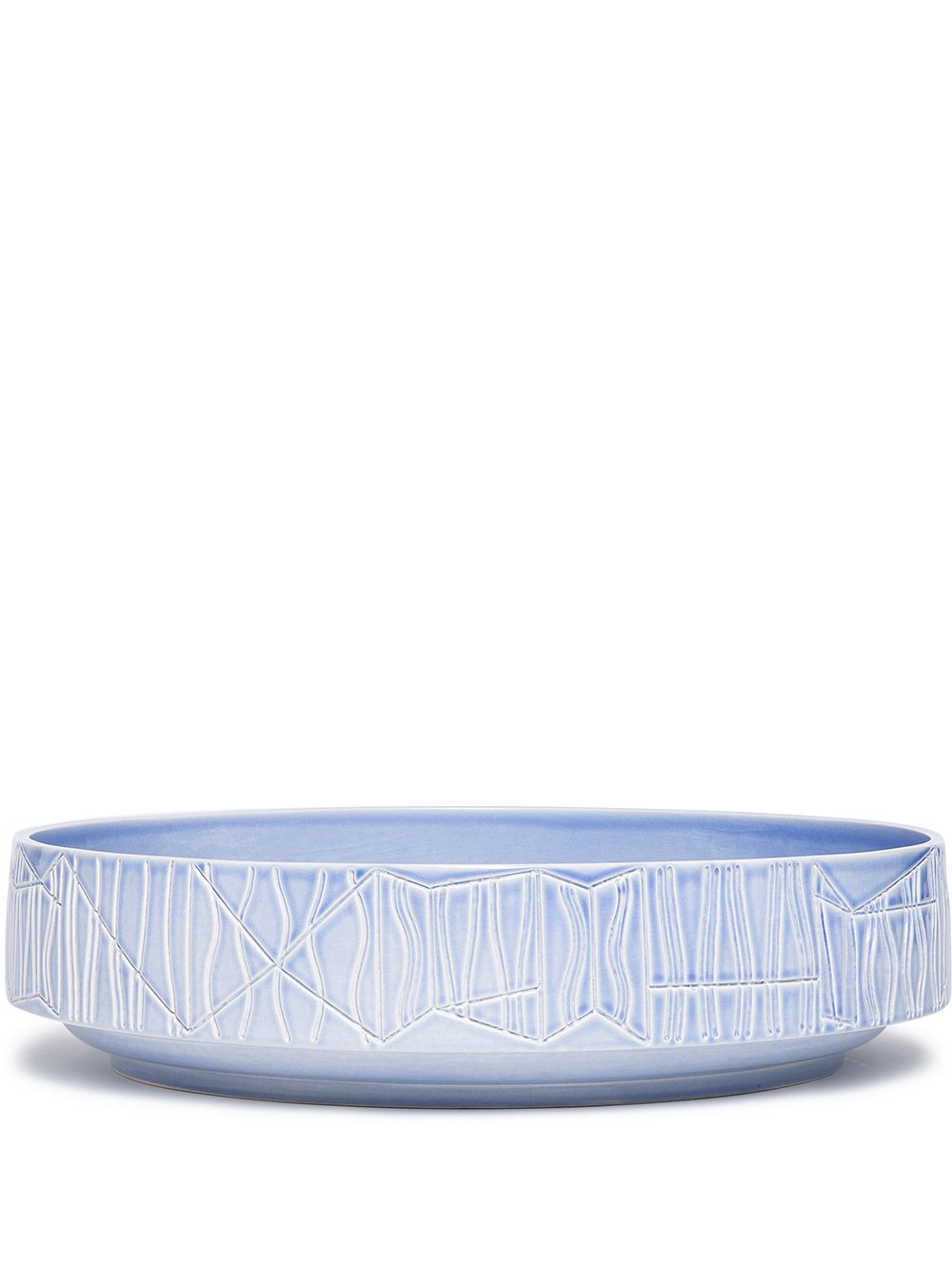 Bitossi Home Bolo F Celeste Craquelé 餐碗 - 蓝色
