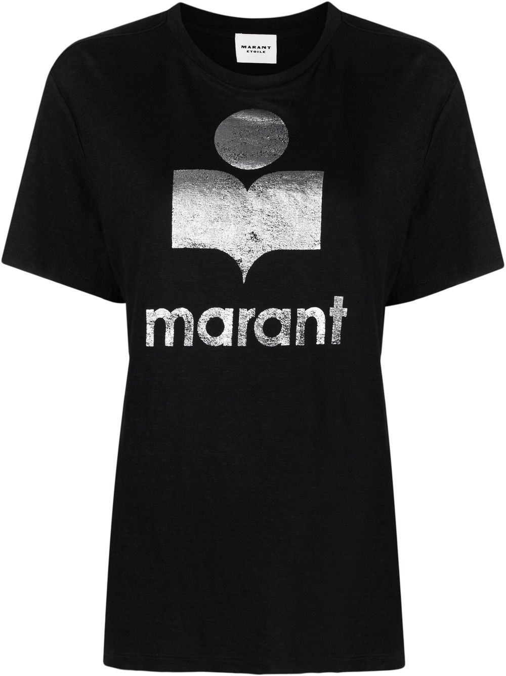 MARANT ÉTOILE Zewel logo印花T恤 - 黑色