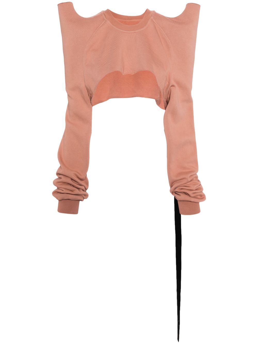 Rick Owens DRKSHDW Tecsweat 短款卫衣 - 粉色