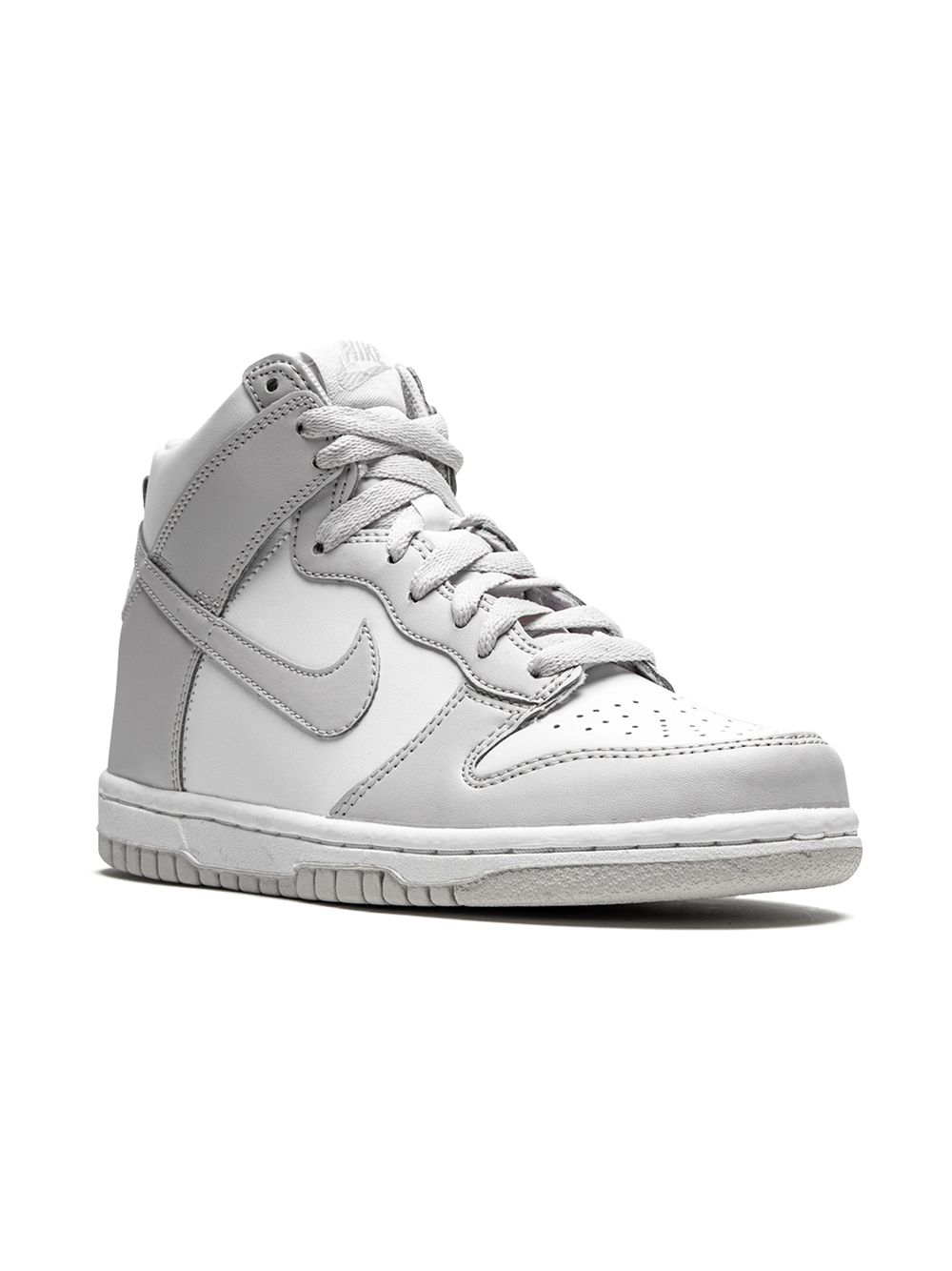 Nike Kids Nike Dunk 高帮板鞋 - 白色