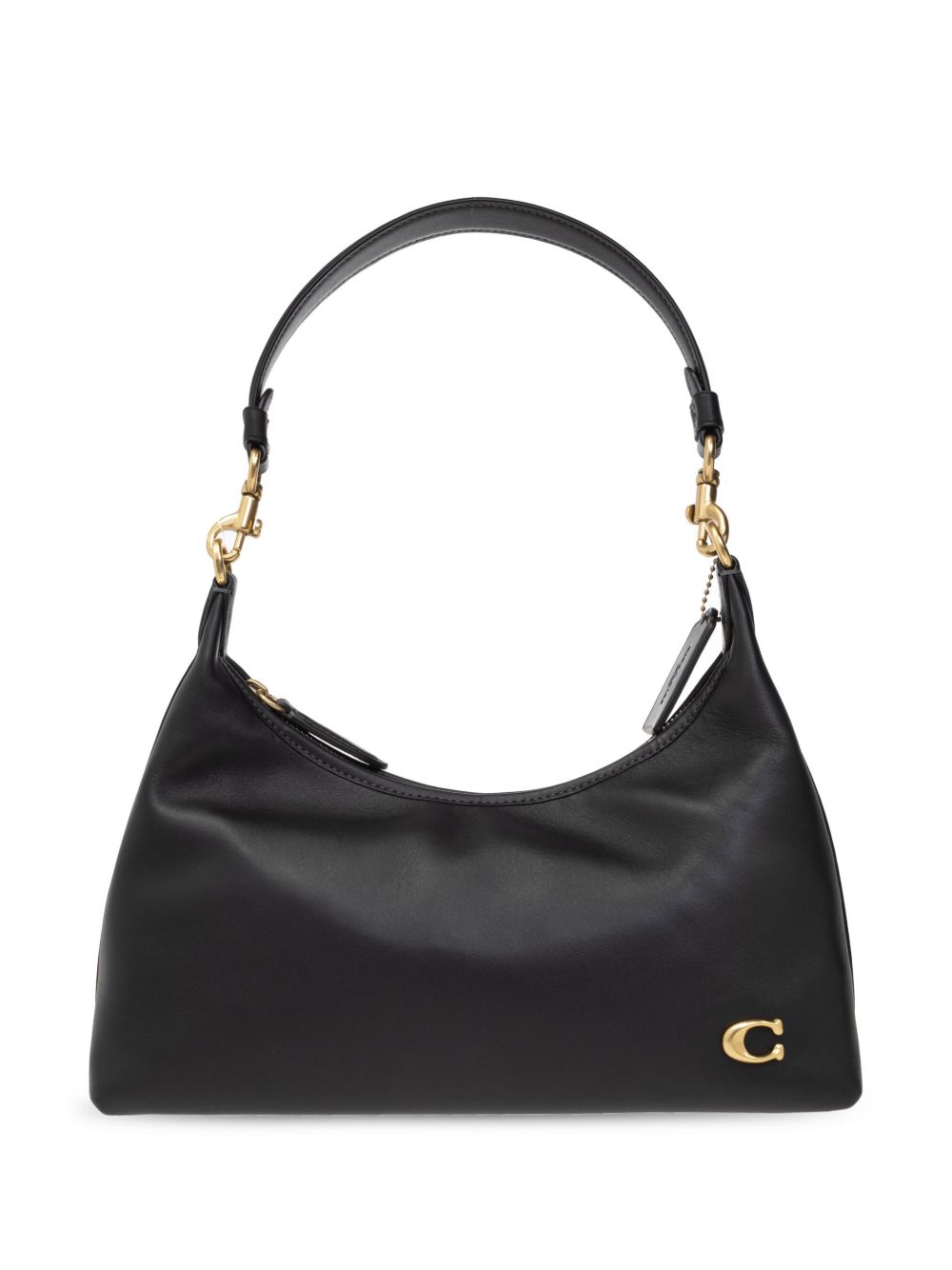 Coach Juliet 贴花logo单肩包 - 黑色