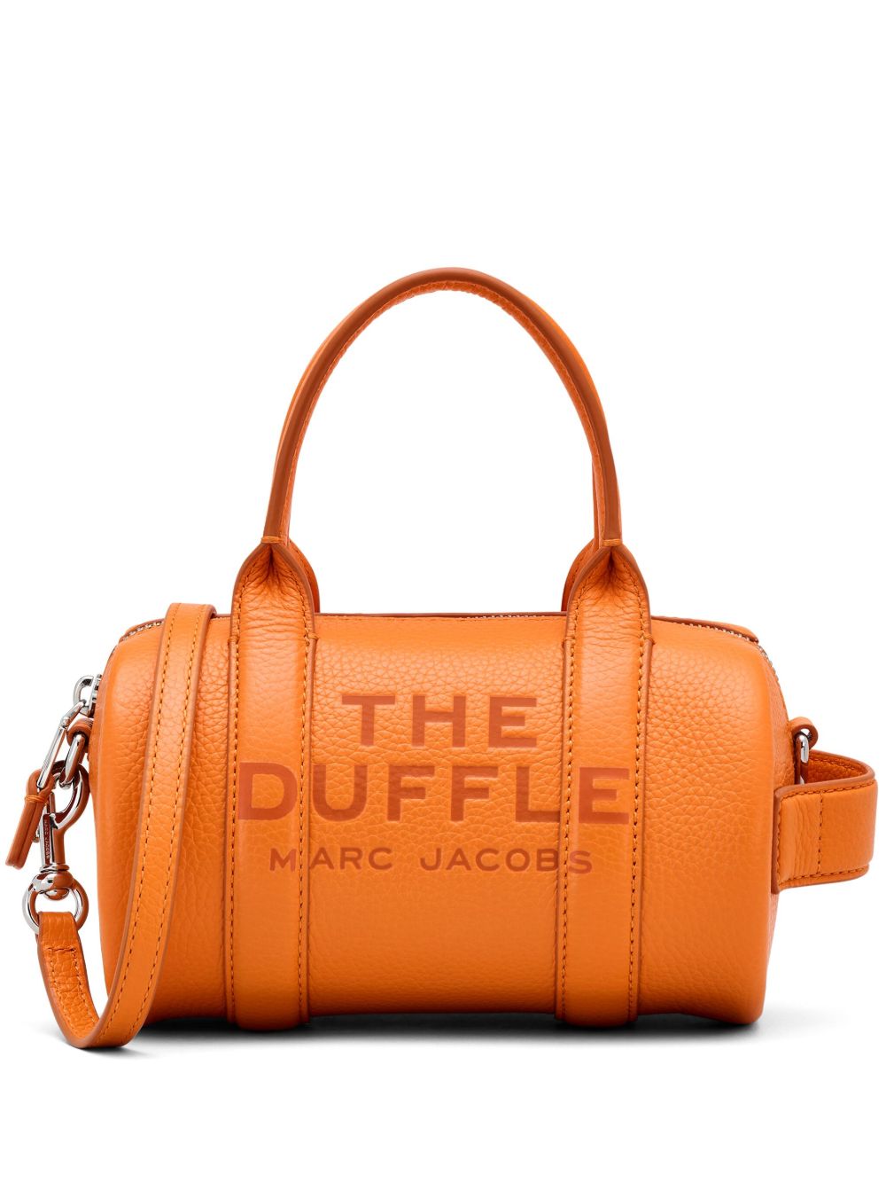 Marc Jacobs The Leather Mini Duffle 斜挎包 - 橘色