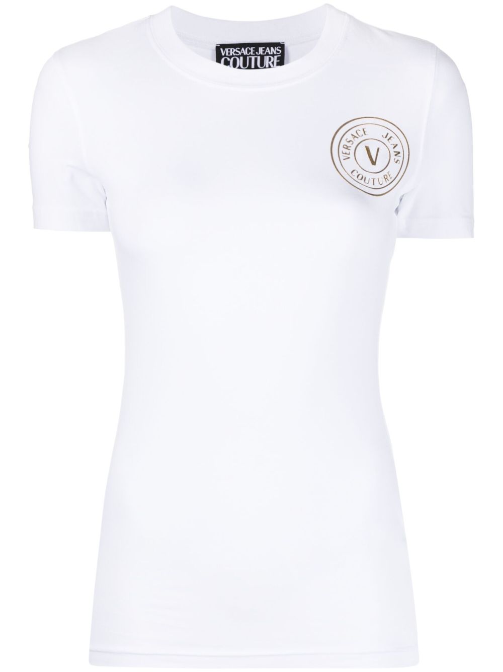 Versace Jeans Couture logo印花T恤 - 白色