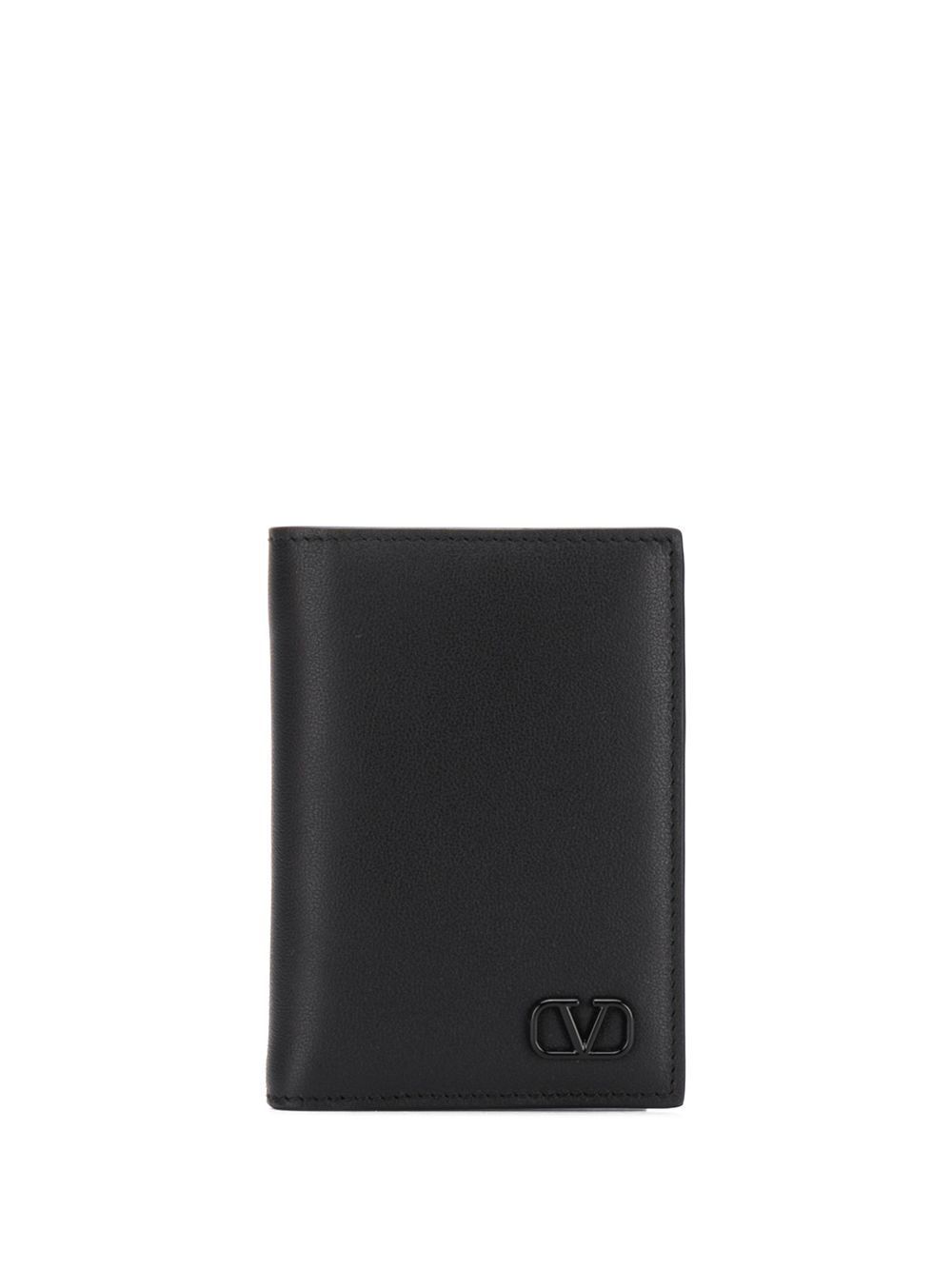 Valentino Garavani VLogo Signature 对折卡夹 - 黑色