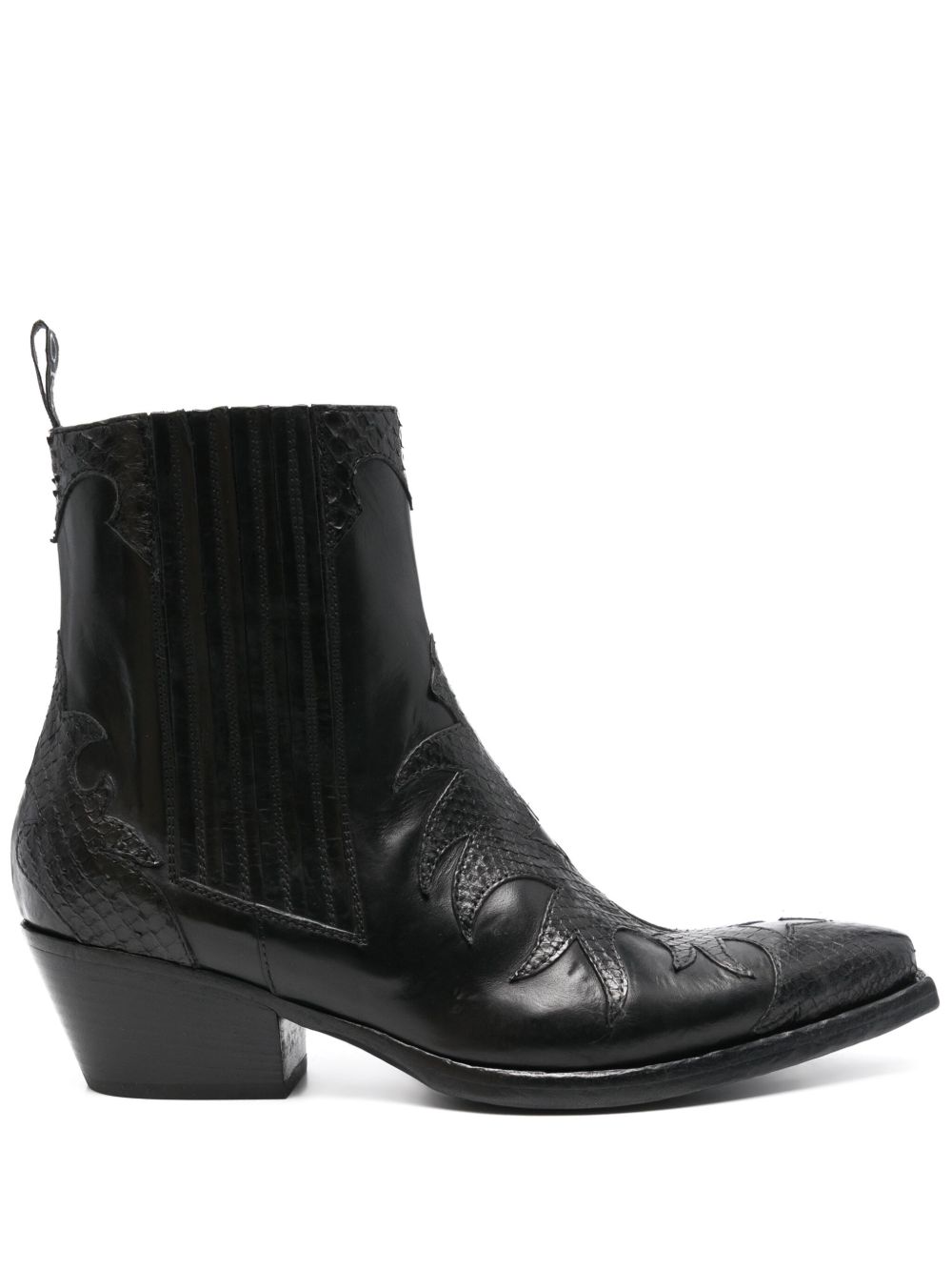 Sartore SR3652 低跟靴（4.5厘米） - 黑色