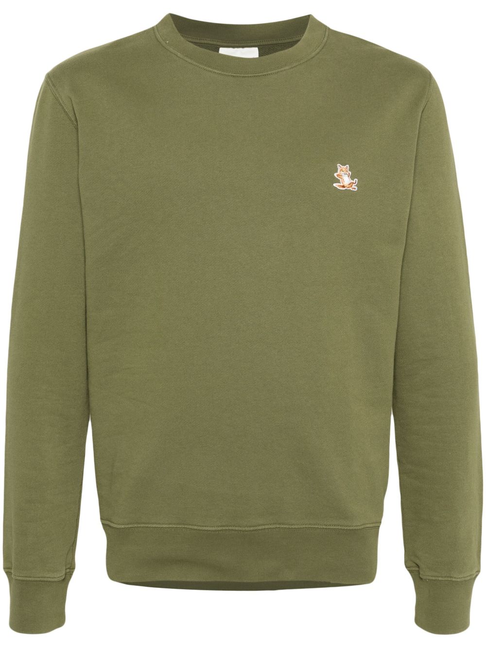 Maison Kitsuné Chillax Fox 棉卫衣 - 绿色