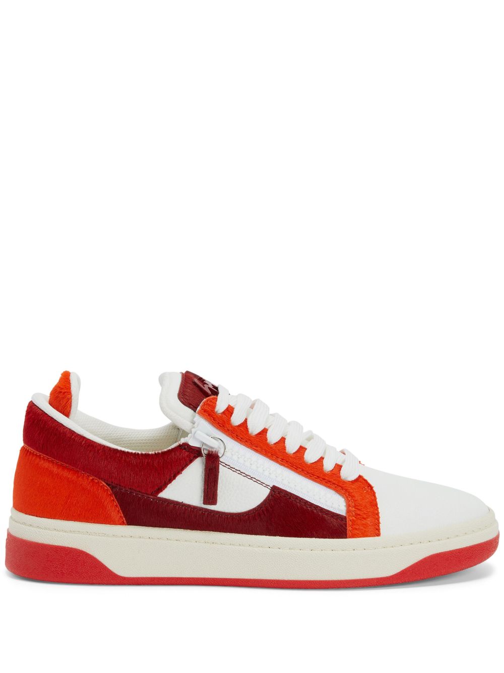 Giuseppe Zanotti GZ94 拼接运动鞋 - 红色