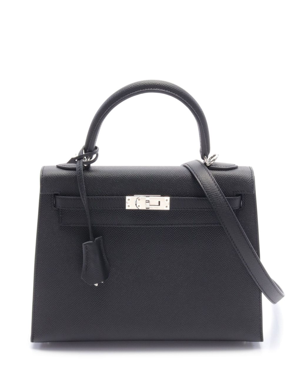 Hermès Pre-Owned Kelly 25 两用手提包（2024年典藏款） - 黑色
