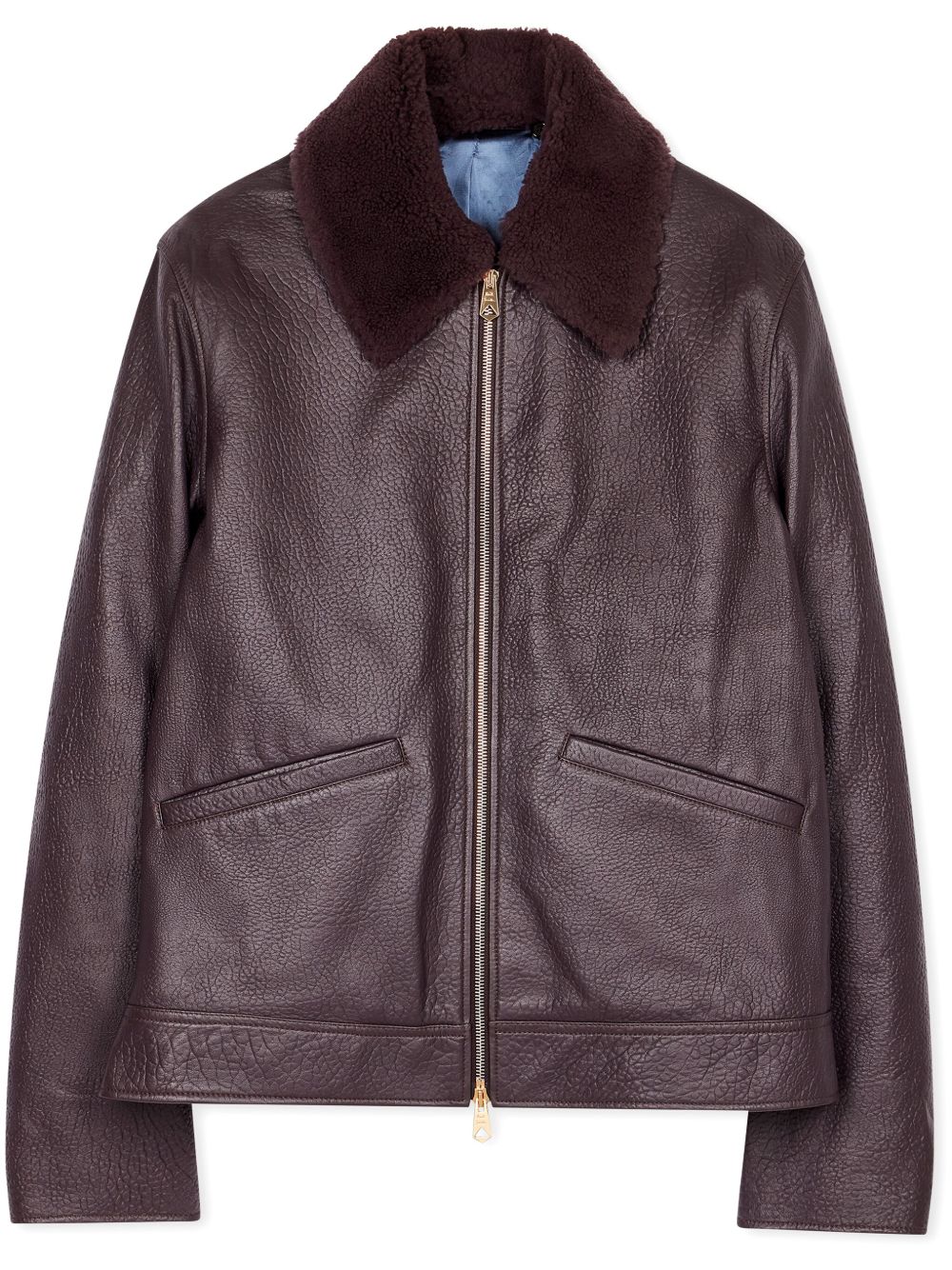 Paul Smith 皮夹克 - 紫色