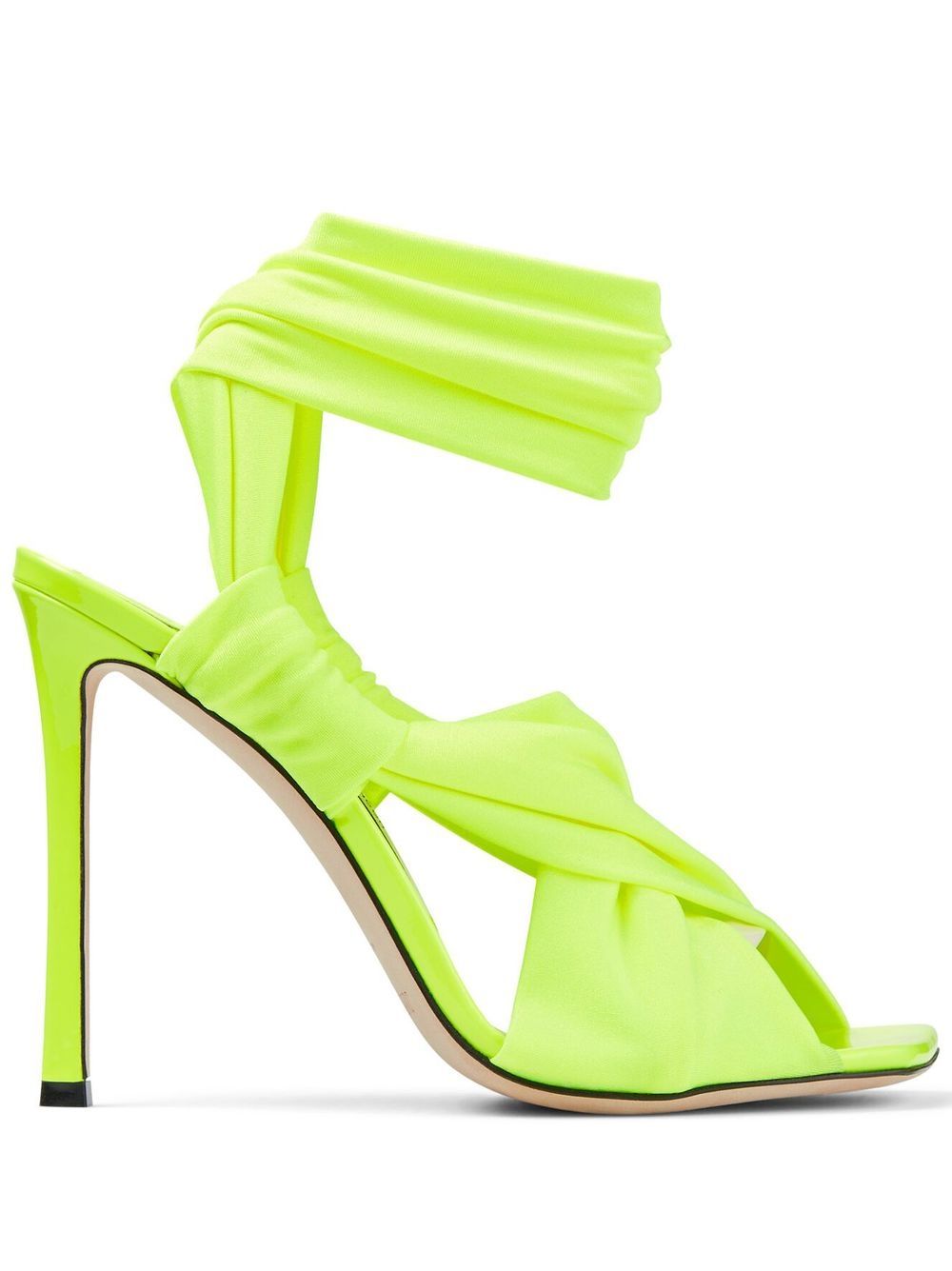 Jimmy Choo Neoma 环绕式袢带高跟凉鞋 - 绿色