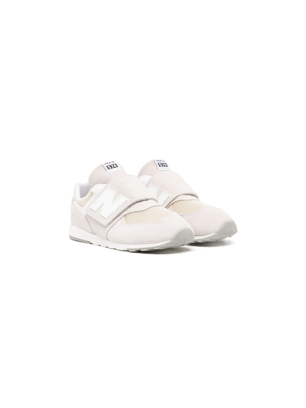 New Balance 574 魔术贴运动鞋 - 白色