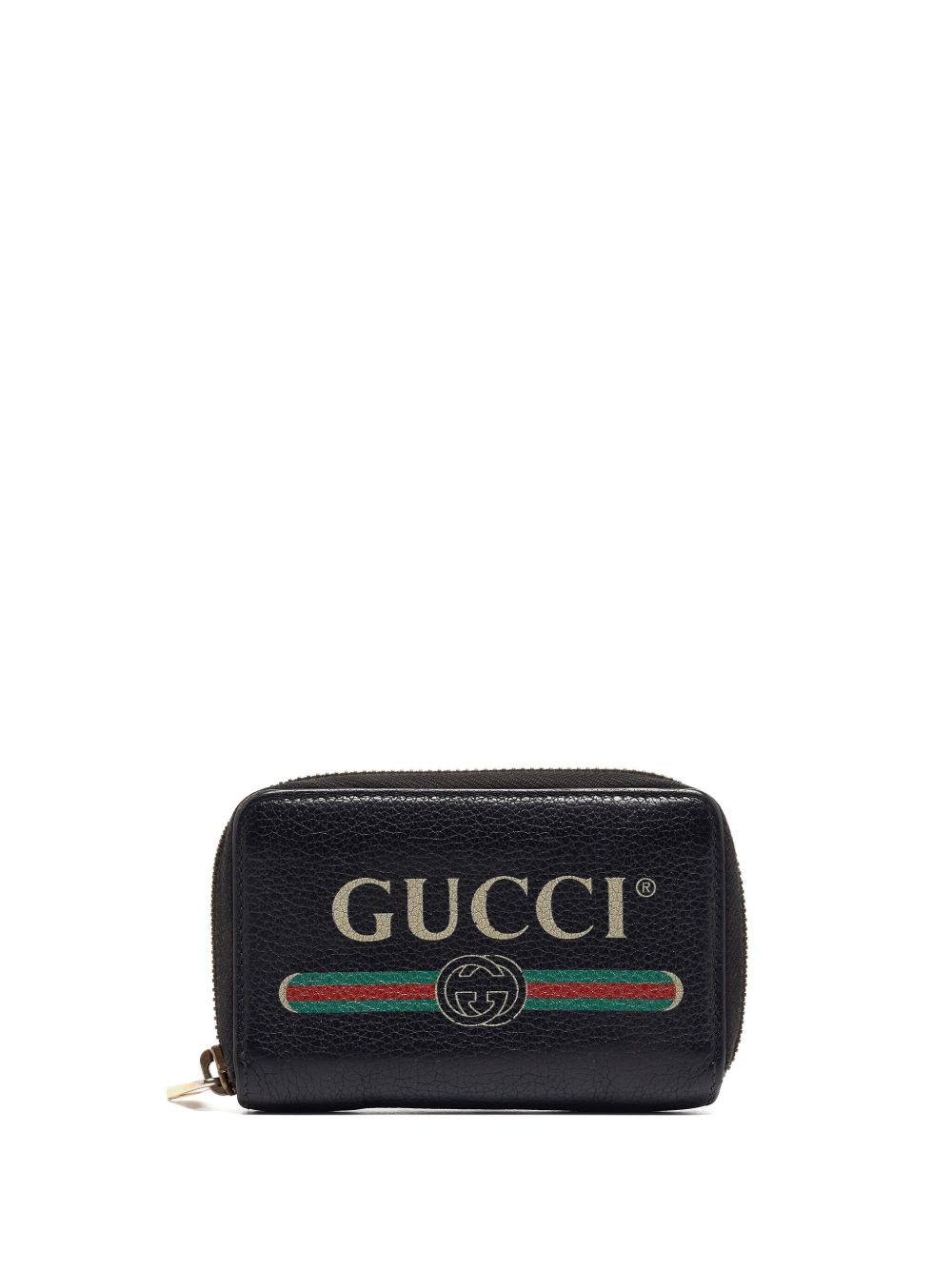 Gucci Pre-Owned logo印花钱包（典藏款） - 黑色