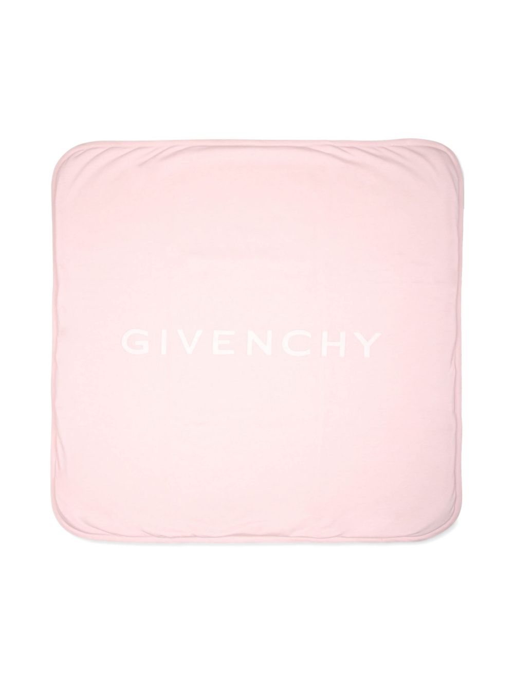 Givenchy Kids 大面积logo毯子 - 粉色