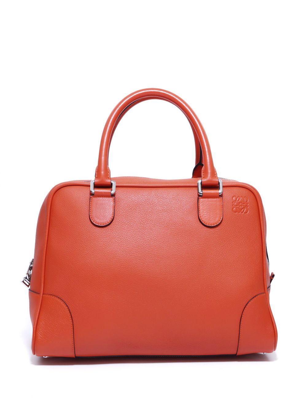 Loewe Pre-Owned Amazona 28 皮质手提包 - 橘色