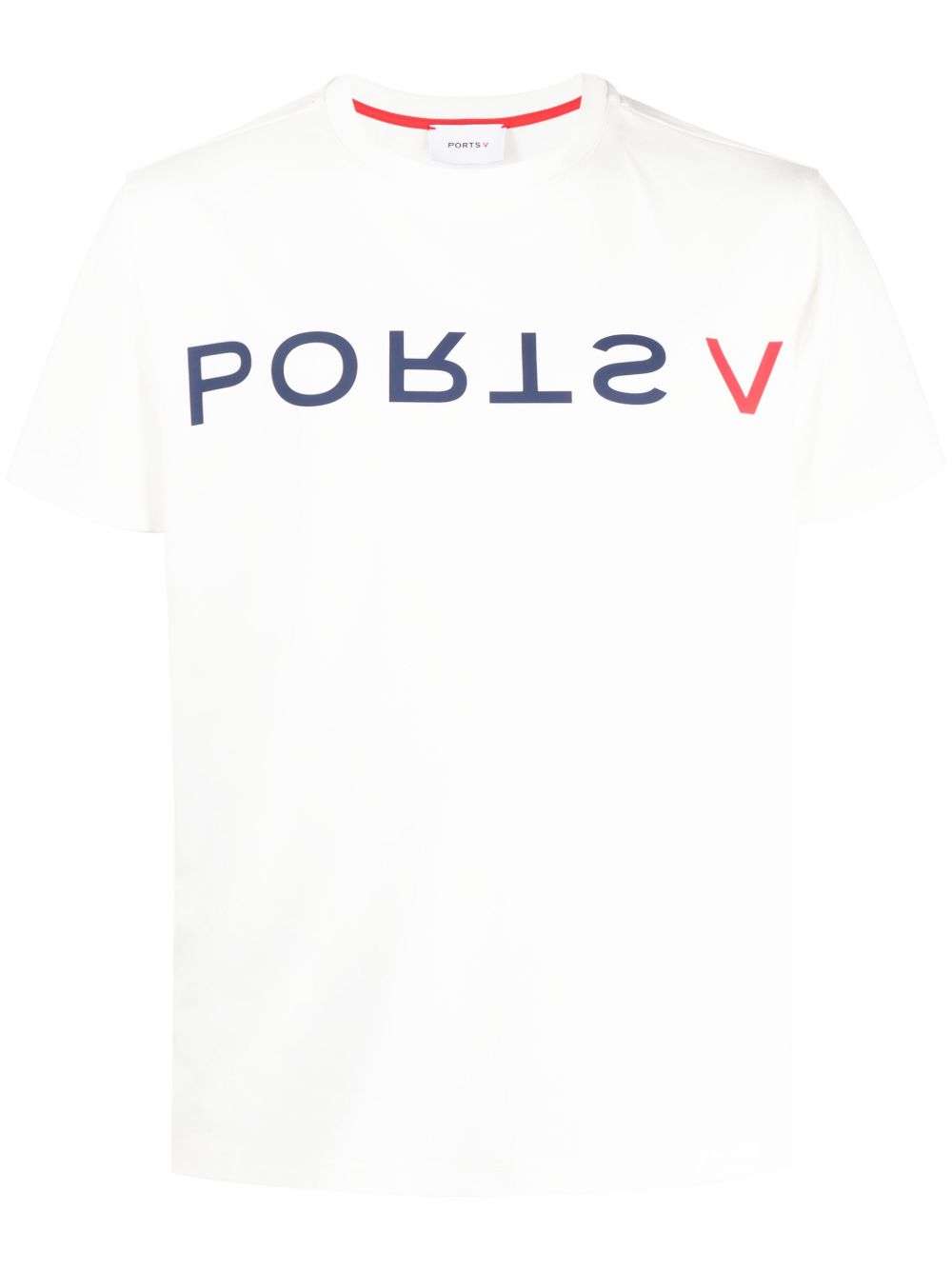 Ports V logo印花T恤 - 白色