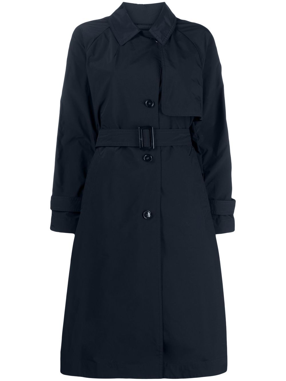 Woolrich 标贴风衣 - 蓝色