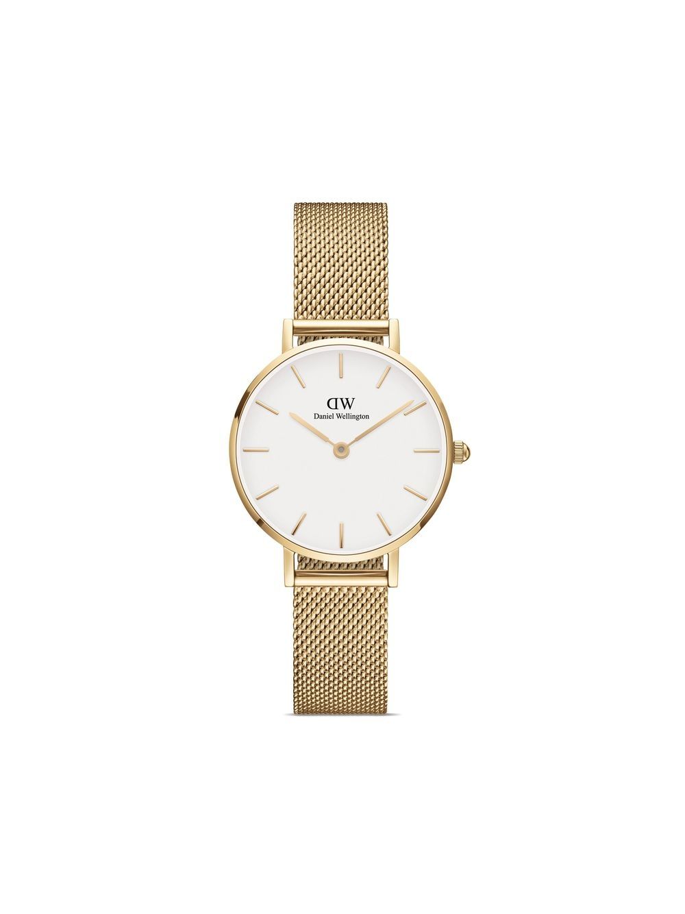 Daniel Wellington Petite Evergold 28毫米腕表 - 白色