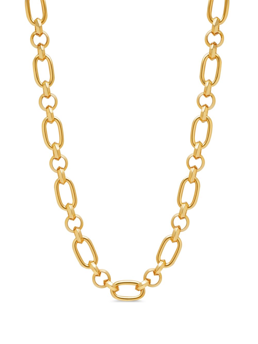 Nialaya Jewelry 镀金粗链式项链 - 金色