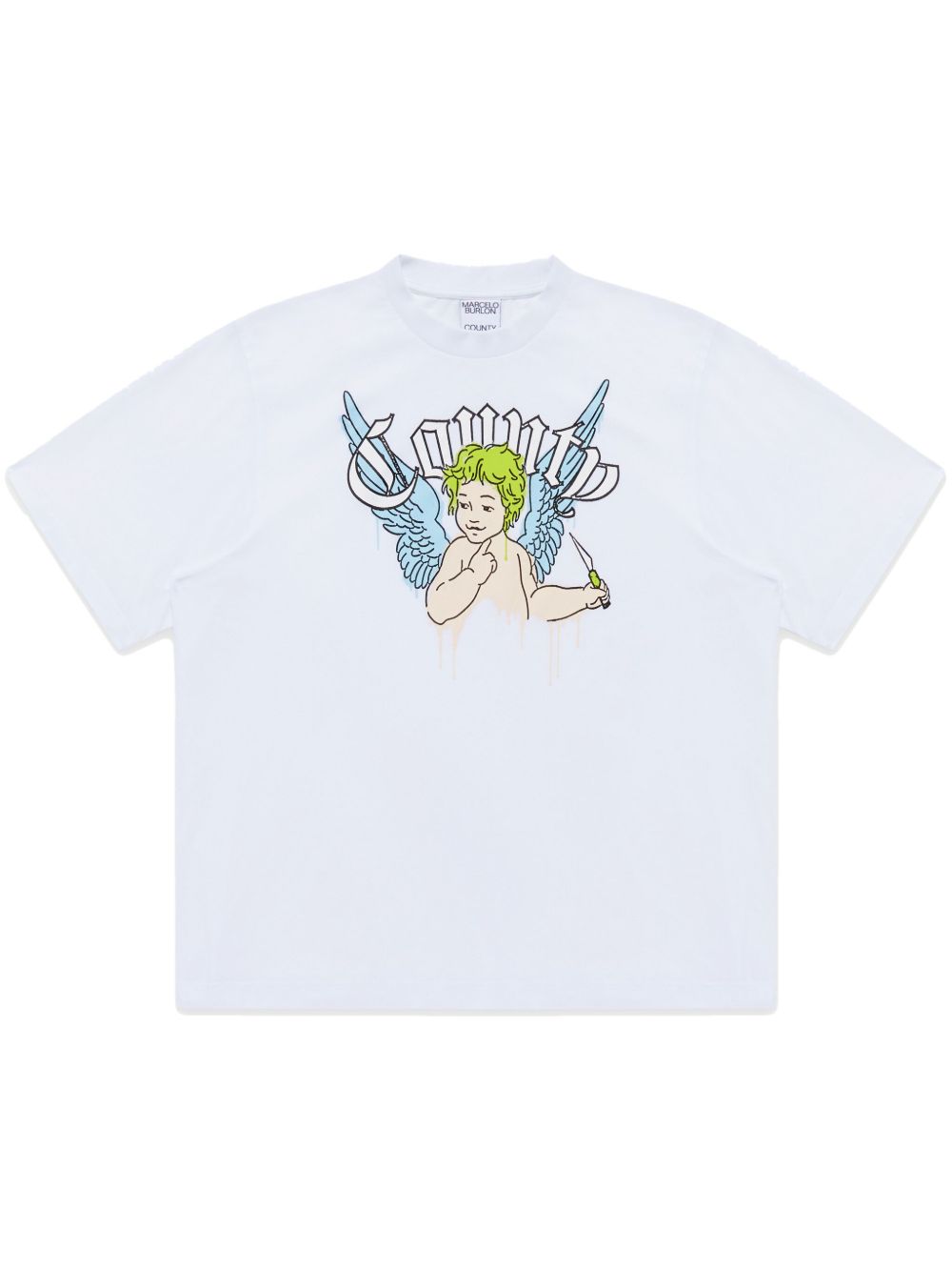 Marcelo Burlon County of Milan County Angel T恤 - 白色