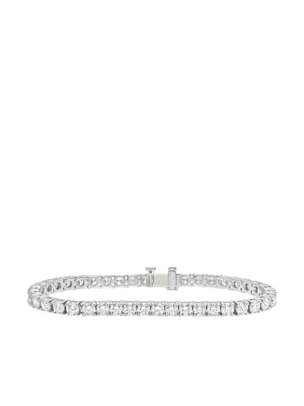 Jewels Aficionado 18K白金 Aurora 钻石手链 - 银色