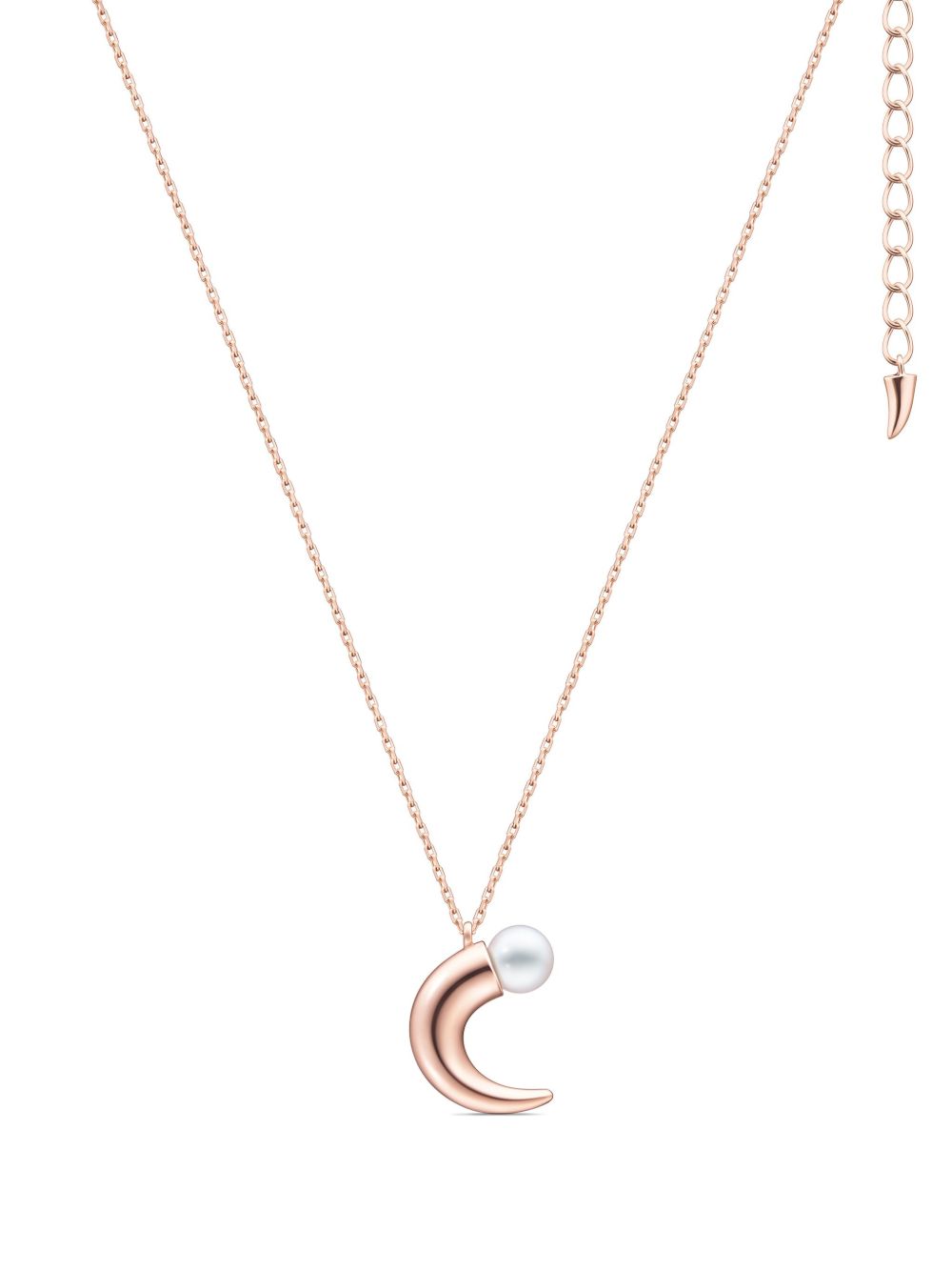 TASAKI 18K SAKURAGOLD™ Collection Line Danger Horn 吊饰 - 粉色