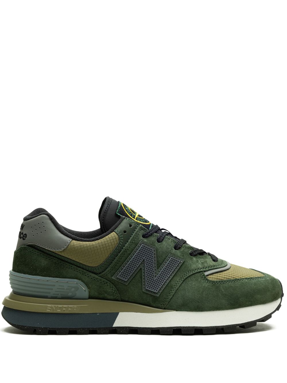 New Balance x Stone Island 574 Legacy Dark Green 运动鞋 - 绿色