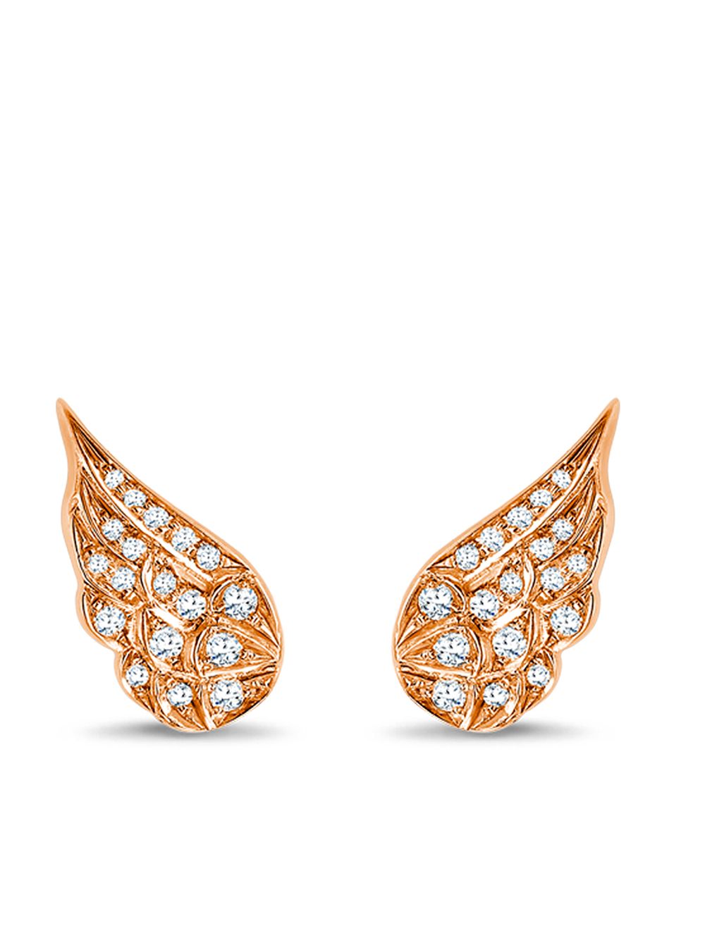 Pragnell Tiara 18K玫瑰金钻石耳环 - 粉色