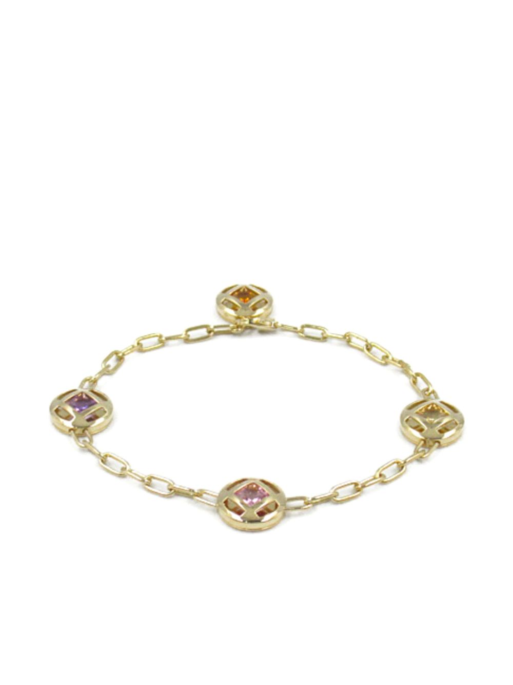 Cartier 18K黄金 Pasha 多宝石手链（2010年代典藏款） - 金色