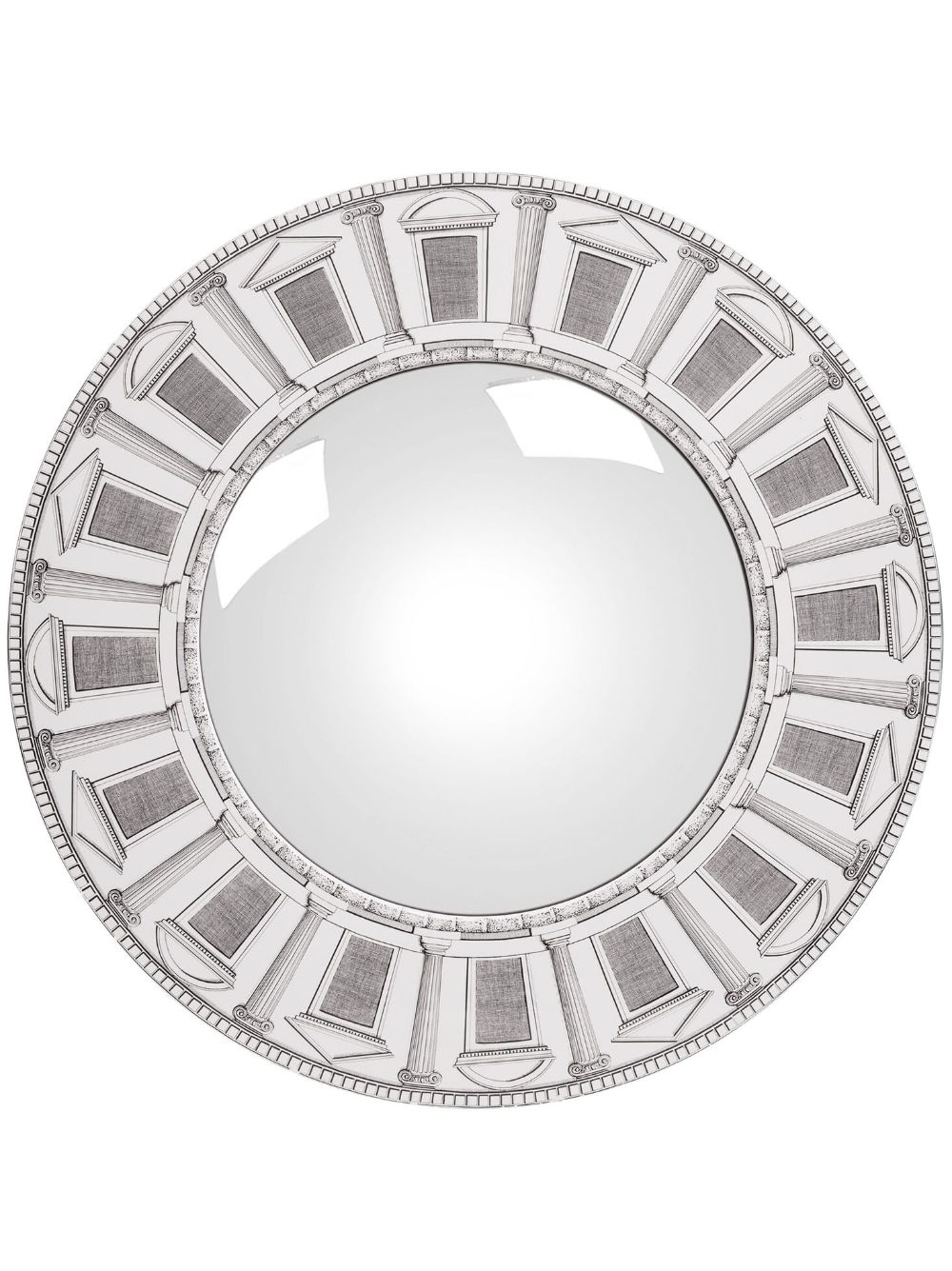 Fornasetti Architettura 凸镜 - 黑色
