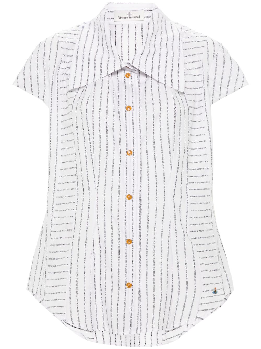 Vivienne Westwood Twisted Bagatelle 衬衫 - 白色