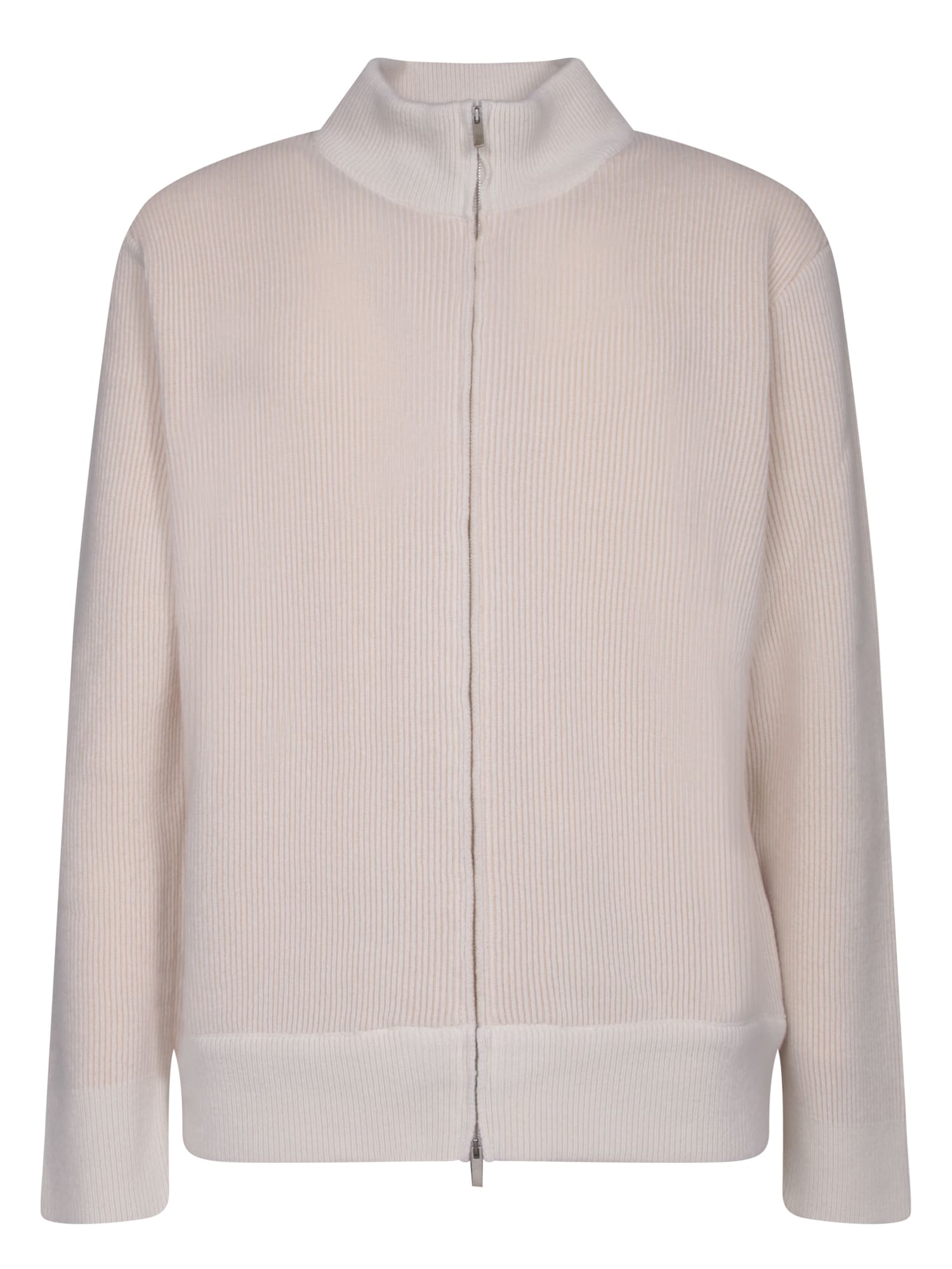 Lardini White Wool Knitwear