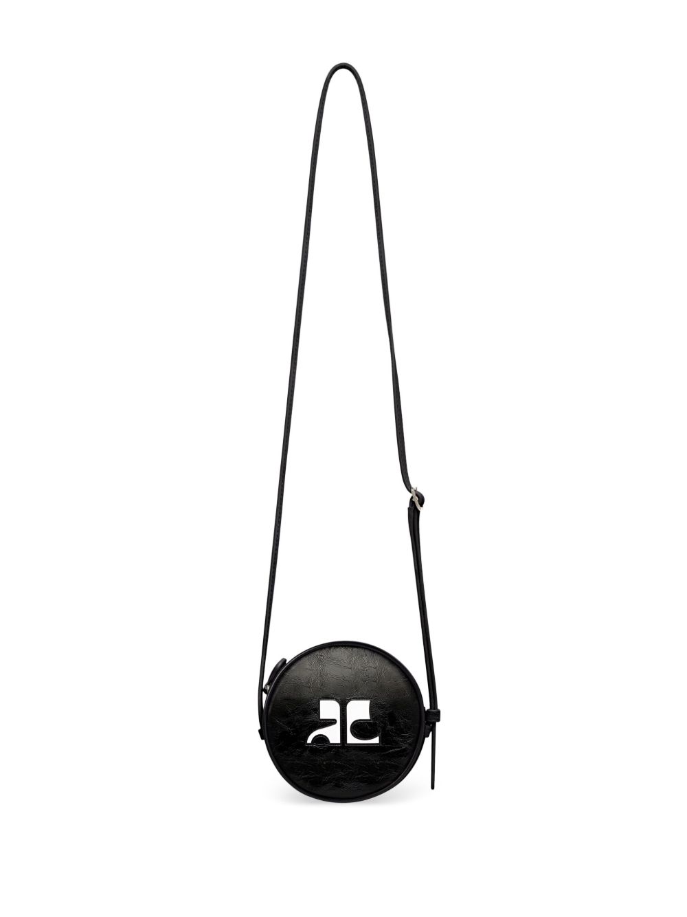 Courrèges Reedition Small Circle 邮差包 - 黑色