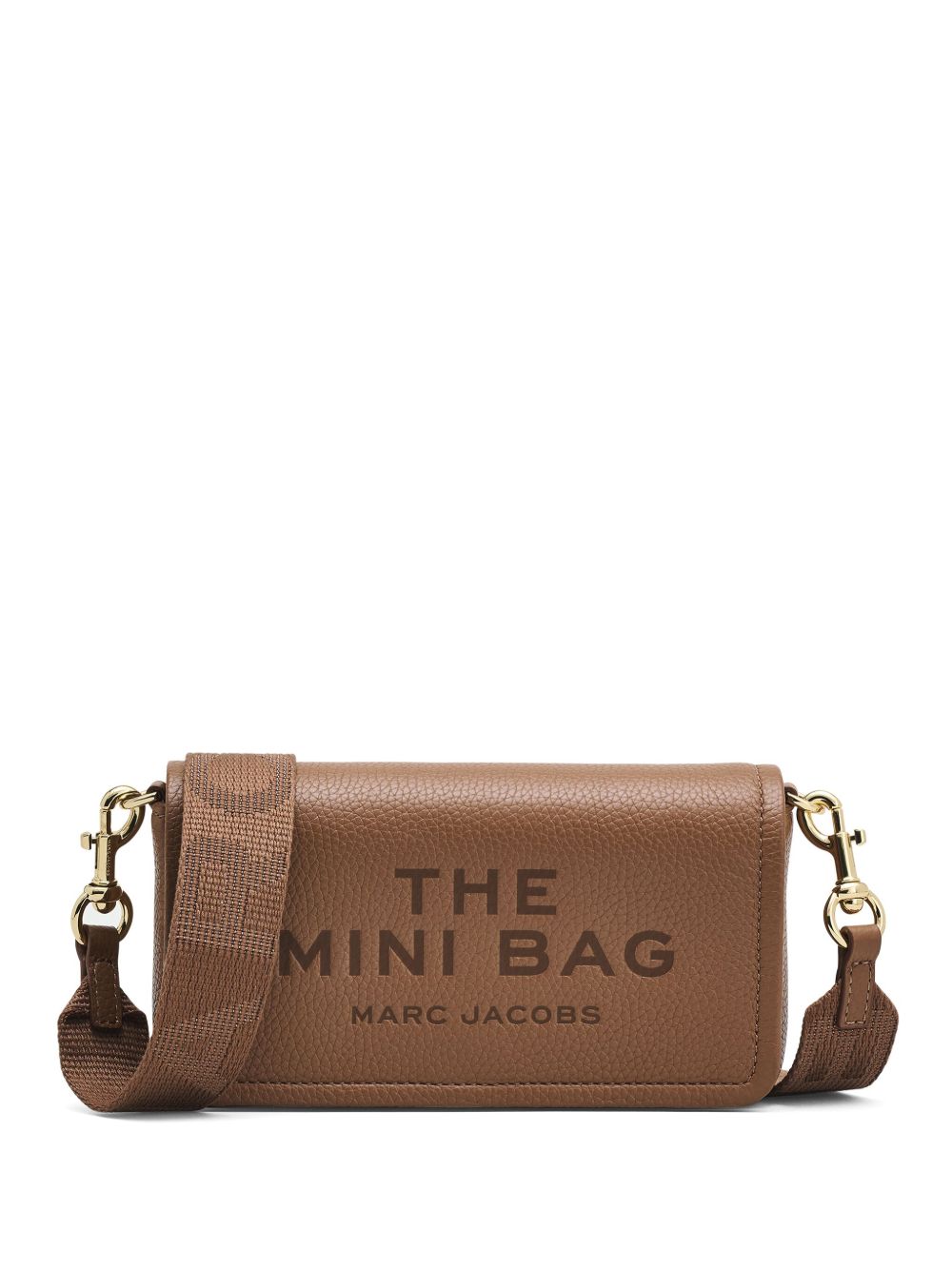 Marc Jacobs The Leather Mini 斜挎包 - 褐色