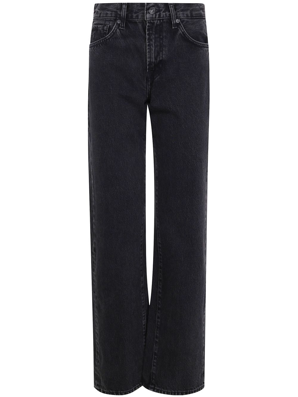 7 For All Mankind 高腰牛仔裤 - 黑色