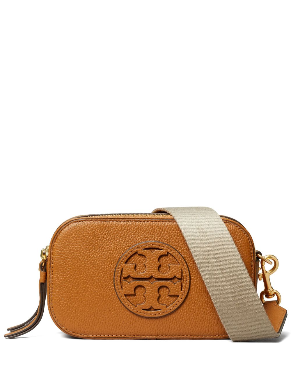 Tory Burch Miller 迷你斜挎包 - 褐色