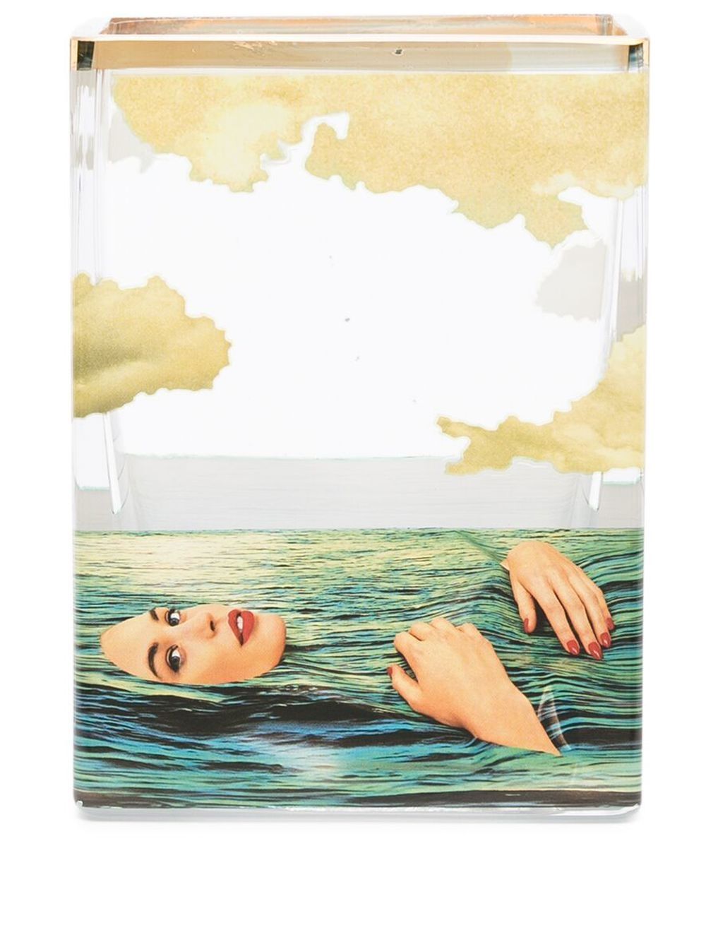Seletti Toiletpaper Sea Girl 花瓶 - 黄色