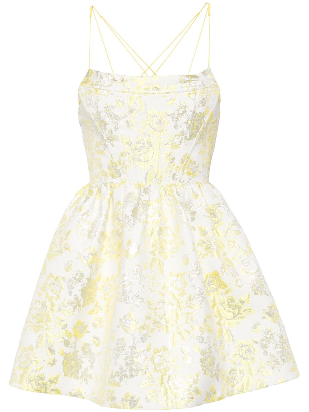 alice + olivia Nat 迷你连衣裙 - 白色