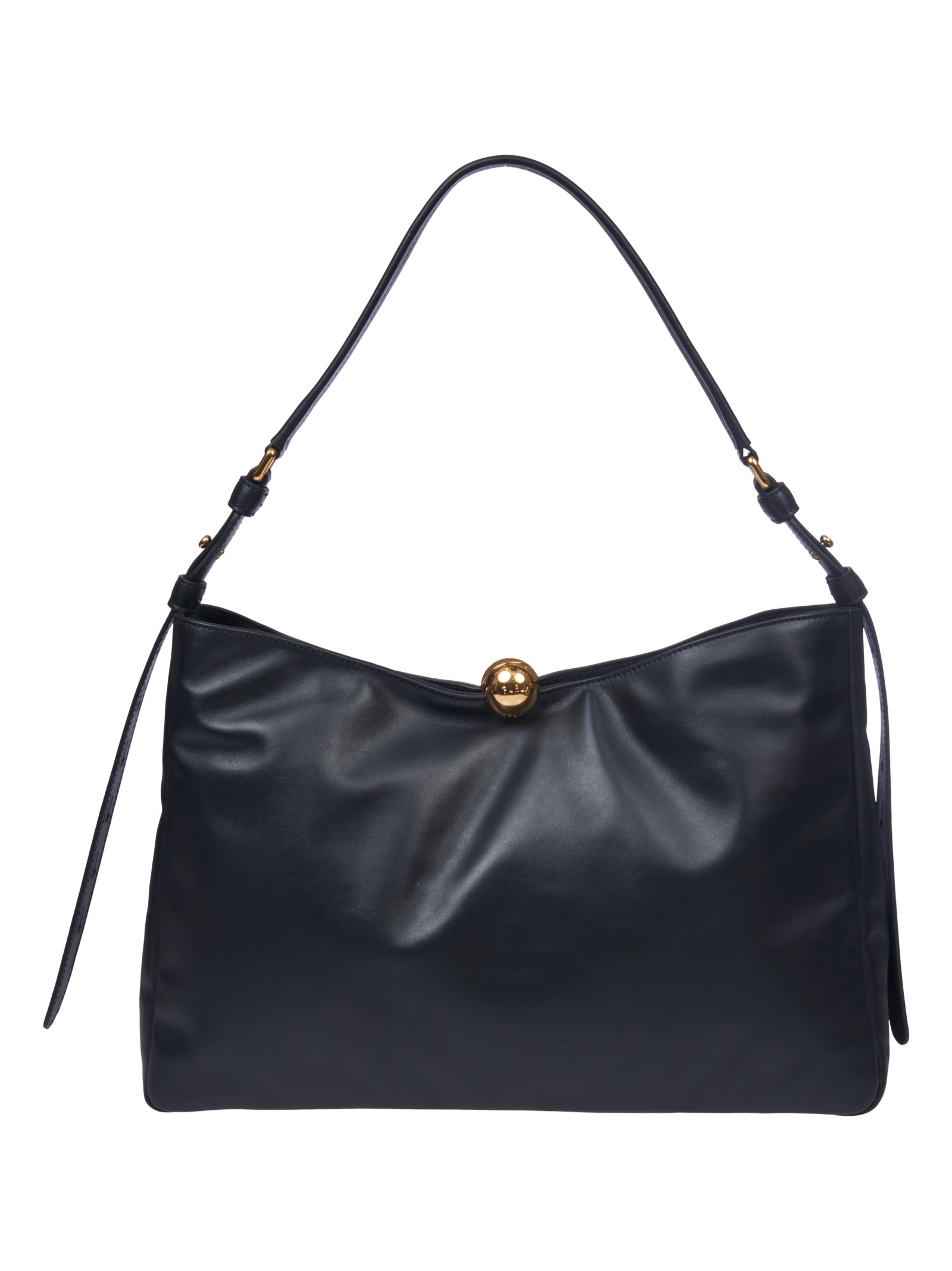 Furla Logo Debossed Medium Shoulder Bag