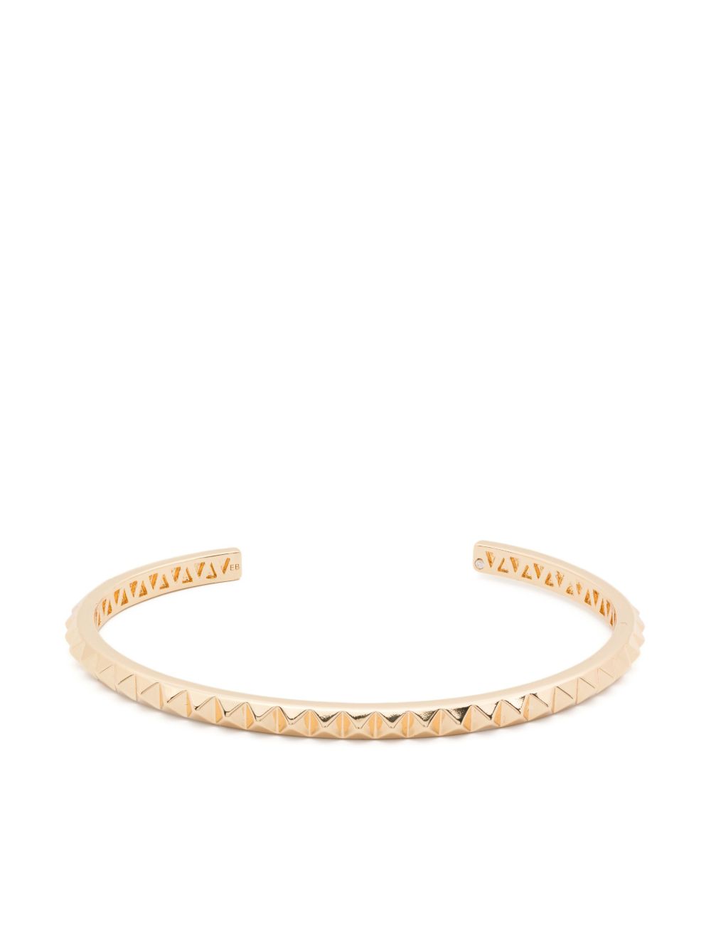 Eddie Borgo small Pyramid cuff - 金色