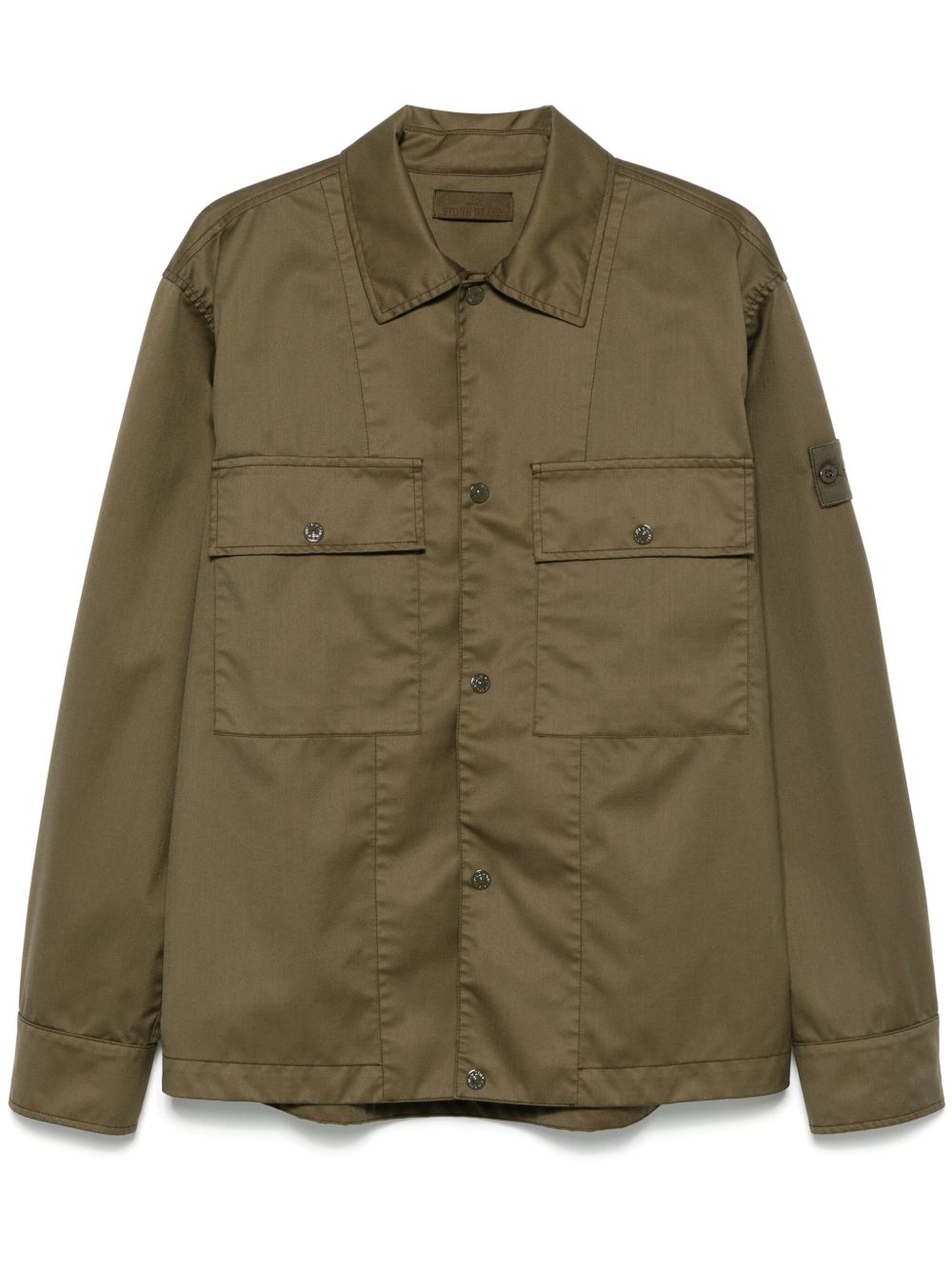 Stone Island 罗盘徽章夹克 - 绿色