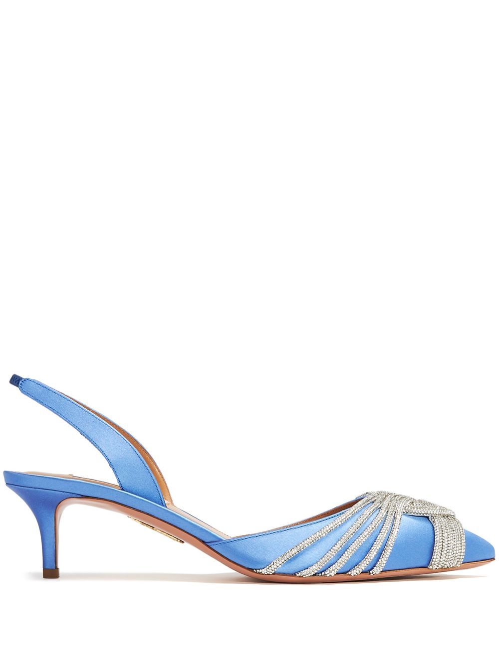 Aquazzura Gatsby 裹踝低跟鞋 - 蓝色