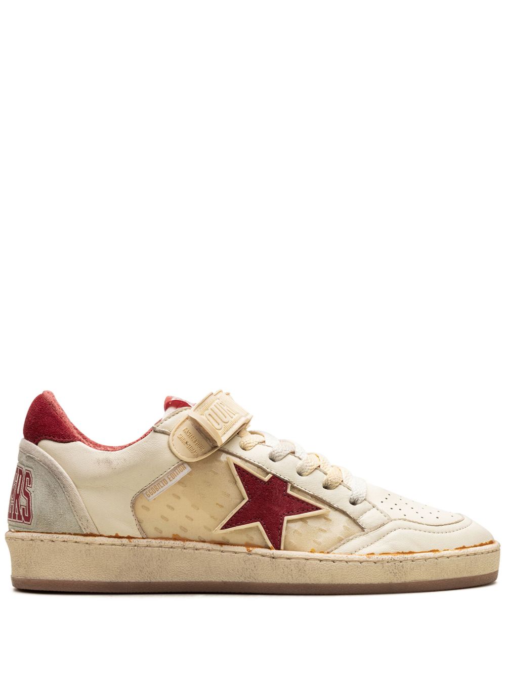Golden Goose Ball Star White/Ice/Red 运动鞋 - 中性色