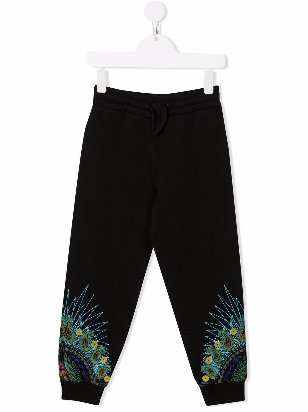 Marcelo Burlon County Of Milan Kids Bandana Wings 运动裤 - 黑色