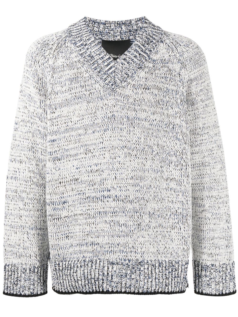 3.1 Phillip Lim 混色针织毛衣 - 白色